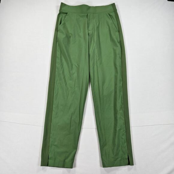 Athleta Mid Rise Brooklyn Ankle Pants in Green Women's Size 2 - Picture 1 of 7